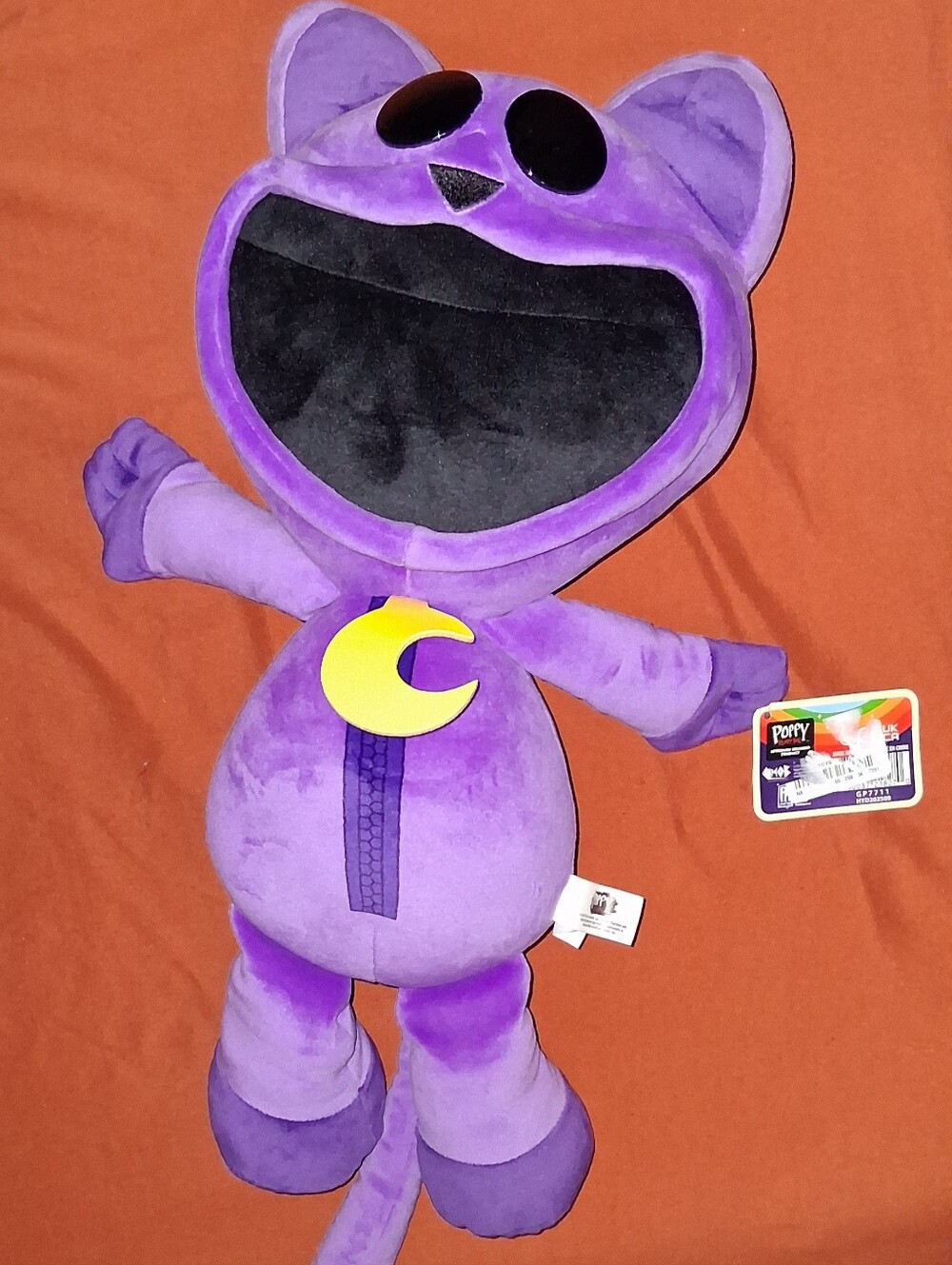 PhatMojo Poppy Playtime CatNap Deluxe Plush from the Smiling Critters collection